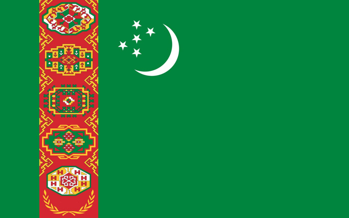 土库曼斯坦国旗图片