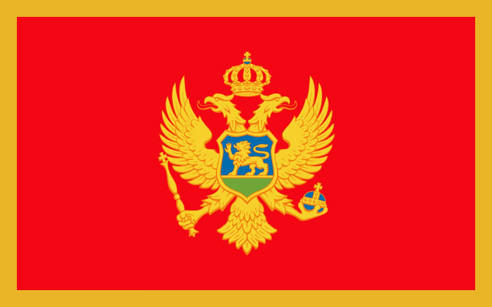 黑山国旗图片
