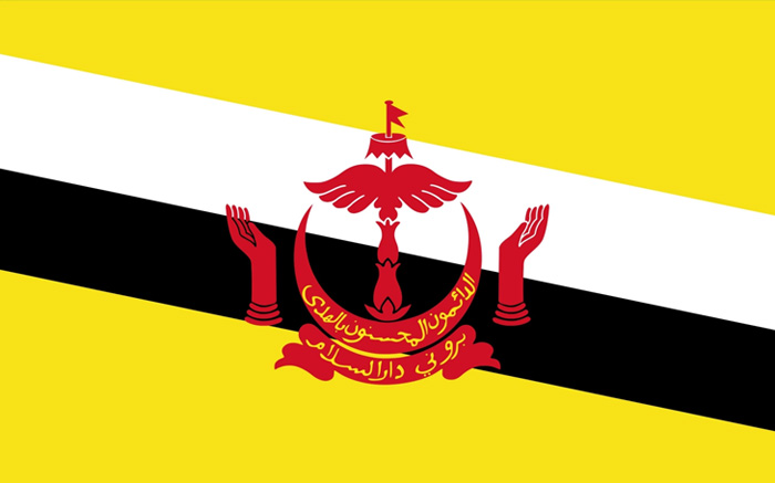 文莱国旗图片含义介绍
