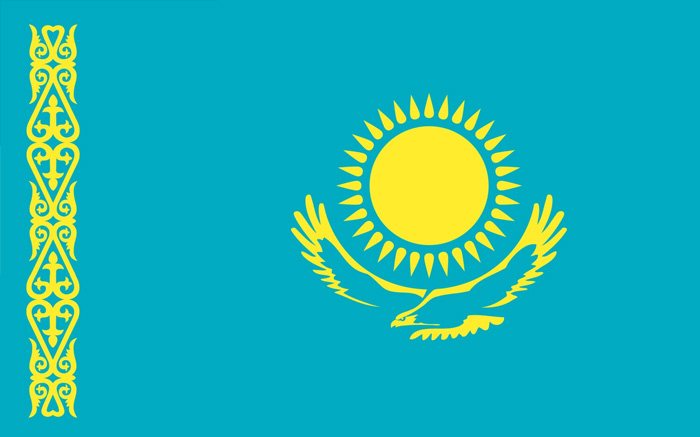 哈萨克斯坦国旗图片