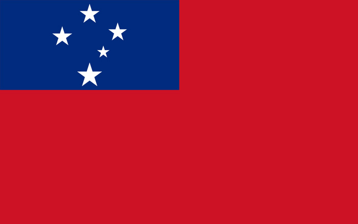 萨摩亚国旗图片