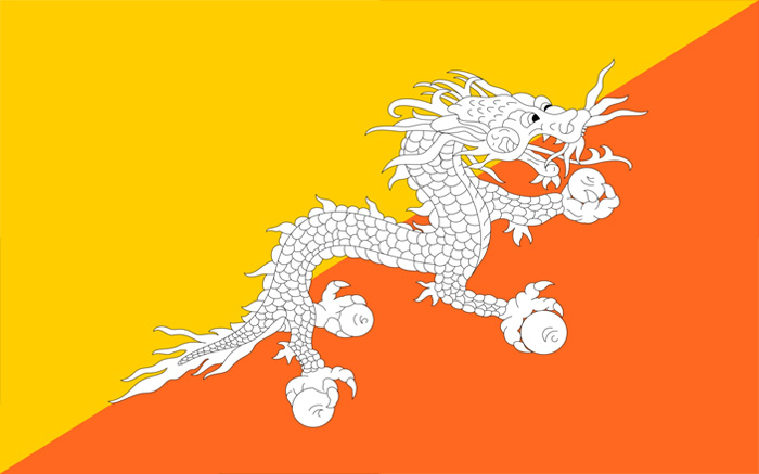 不丹国旗图片